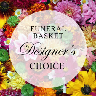 Designer's Choice Funeral Basket