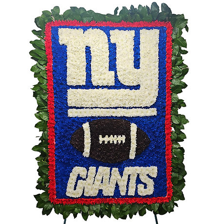 NY Giants With Football