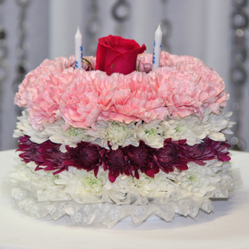 Blooming Birthday Cake