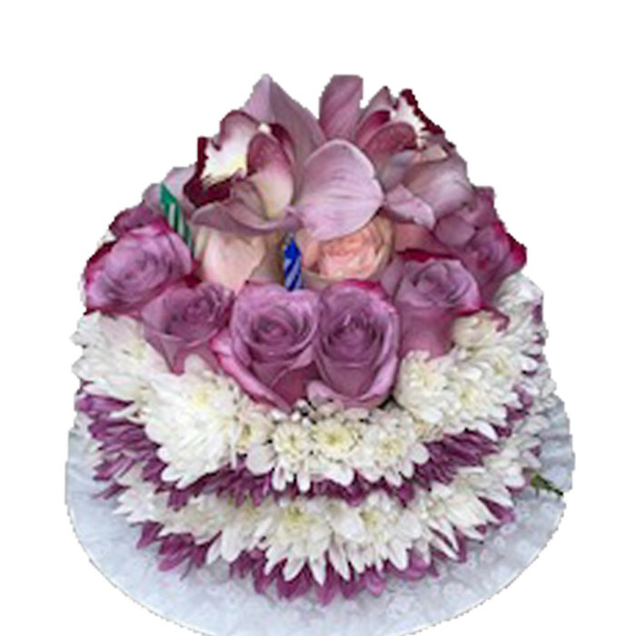 Lilac Plum Cake