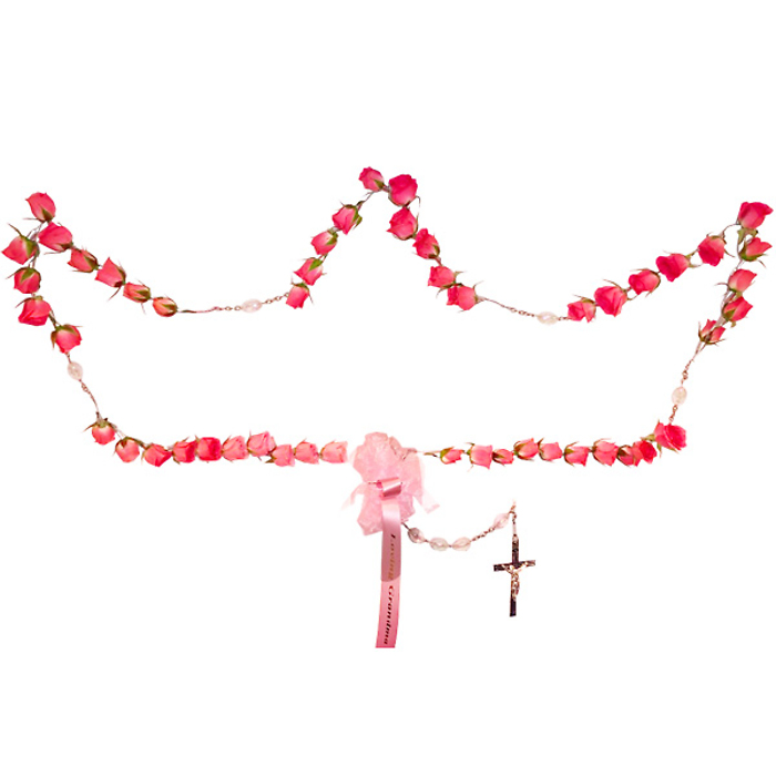 Large Pink Rosary